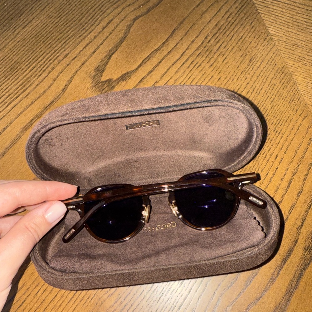 Tom Ford Brown Sunglasses with Case